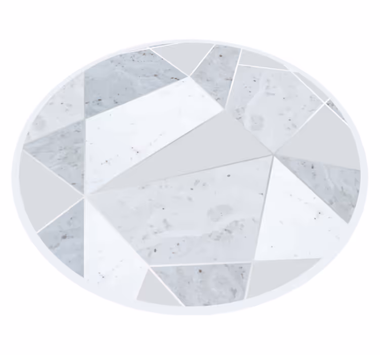 Márvány geometrikus vinil szőnyeg - TenStickers