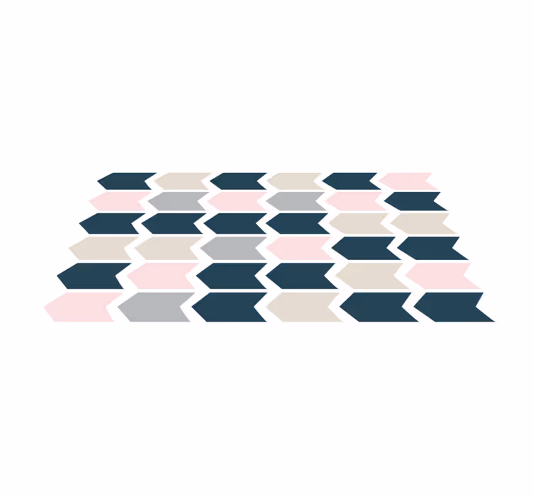 Stílusos geometrikus minta vinil szőnyeg geometriai - TenStickers