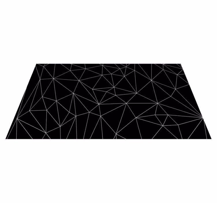 Geometriai vonalak vinil szőnyeg geometriai - TenStickers