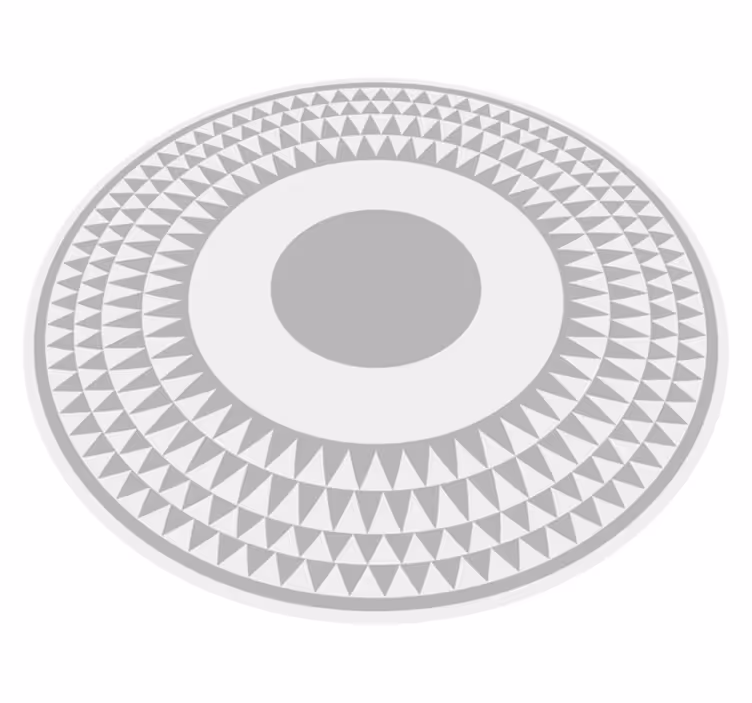 Koncentrikus körök minta vinil szőnyeg geometriai - TenStickers