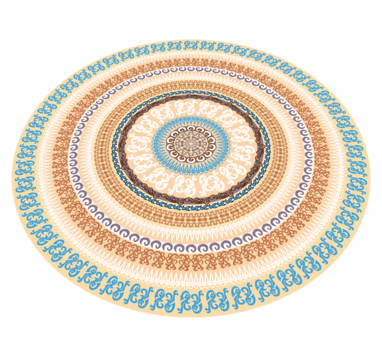 Mandala kör minta vinil szőnyeg mandala - TenStickers