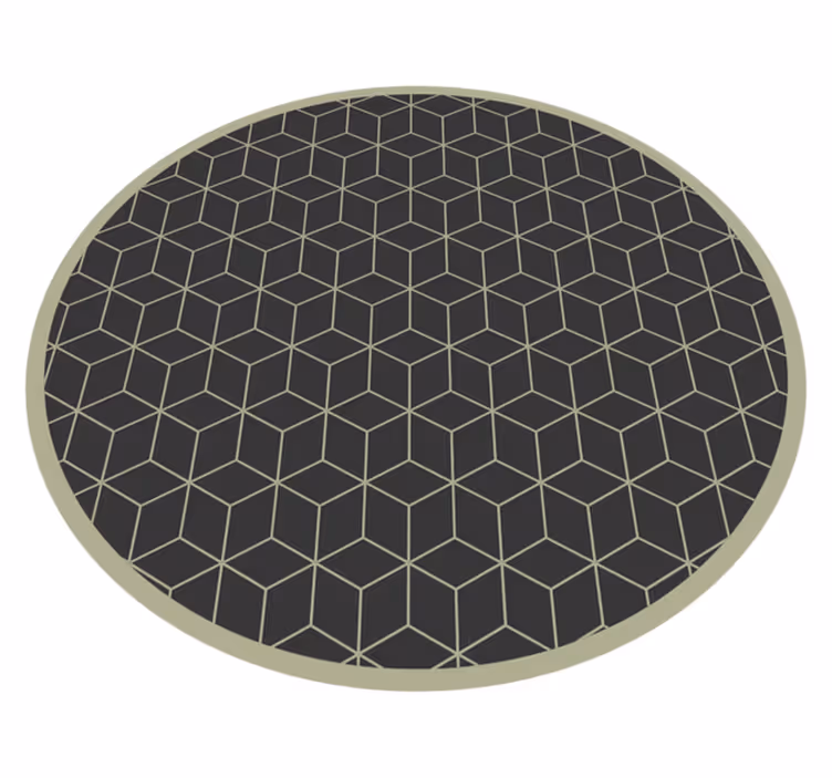 Vinil szőnyeg geometriai mintával - TenStickers