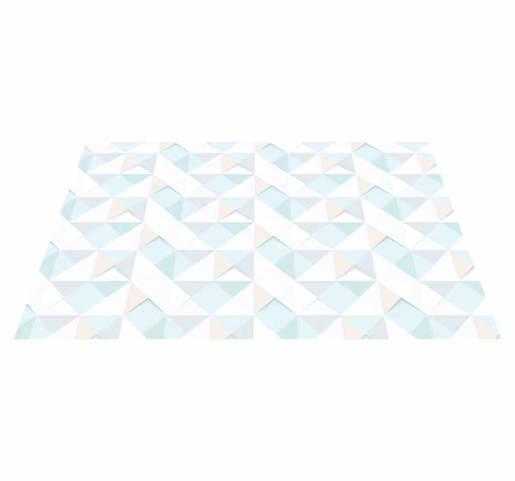 Vinil szőnyeg geometriai minta overlay - TenStickers