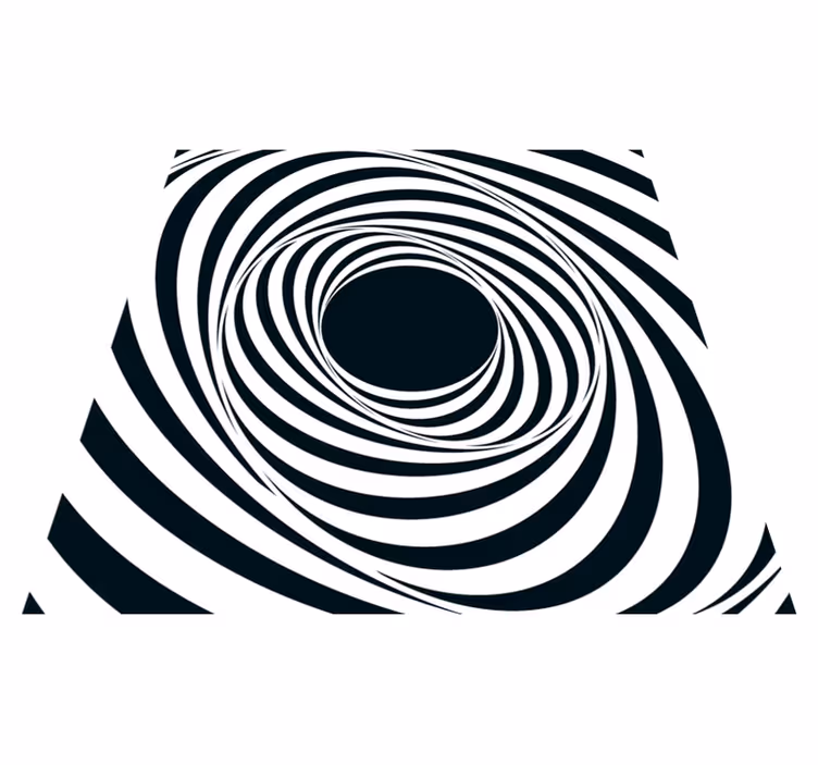 Geometrikus eső négyzet alakú modern szőnyeg - TenStickers