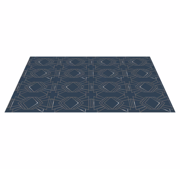 vinil szőnyeg geometriai geometriai mintás talajtakaró - TenStickers