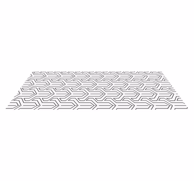 vinil szőnyeg geometriai patrón geometrico - TenStickers