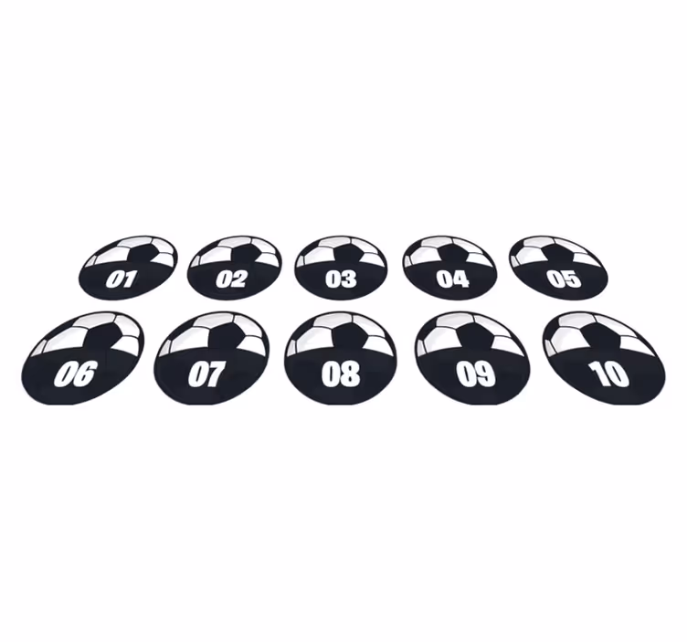 vinil szőnyeg tinik futball edzőcsomag - TenStickers