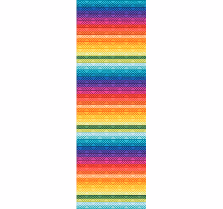 élénk geometrikus csíkok Csíkos tapéta - TenStickers