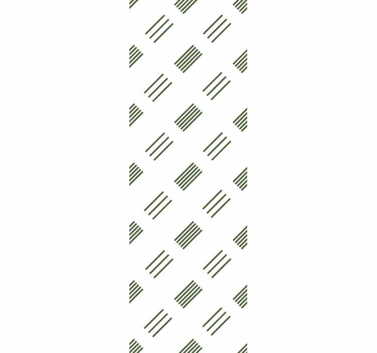 Zöld és fehér modern dizájn tapéta modern - TenStickers