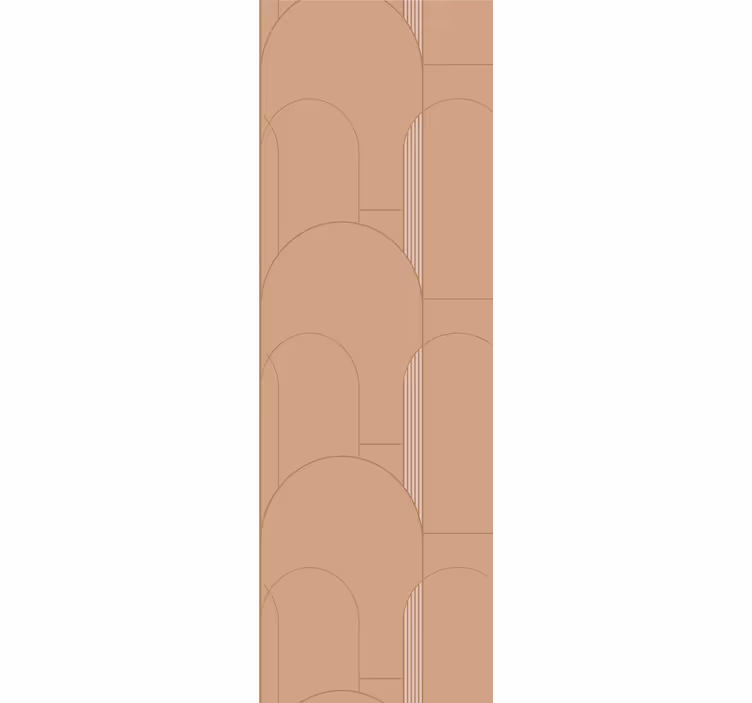 Bézs ív minták Tapéta Modern - TenStickers