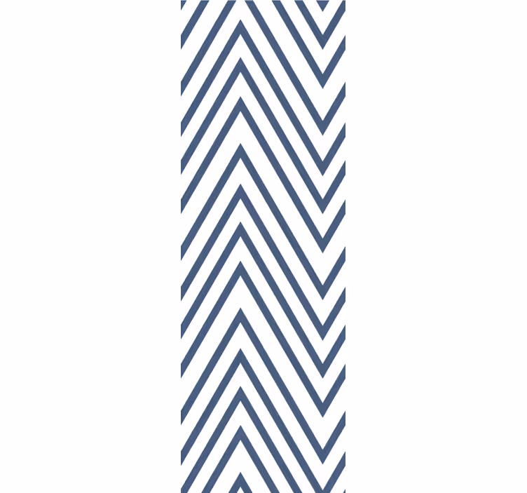 Zigzag kék minta tapéta más csík - TenStickers