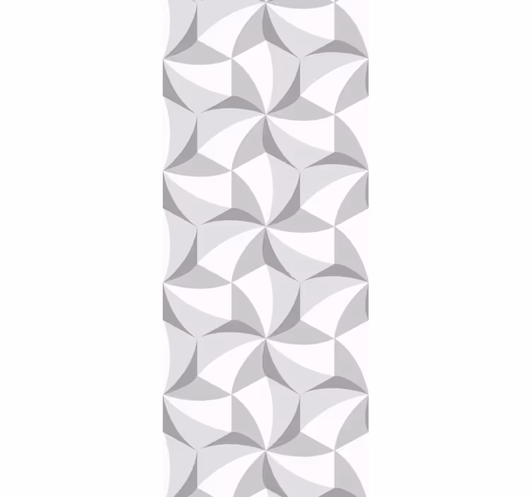 Stílusos szürke mintás formák Tapéta Geometriai - TenStickers