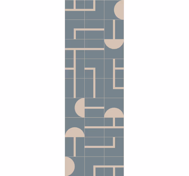 Bézs stílusos formák Tapéta Geometriai - TenStickers