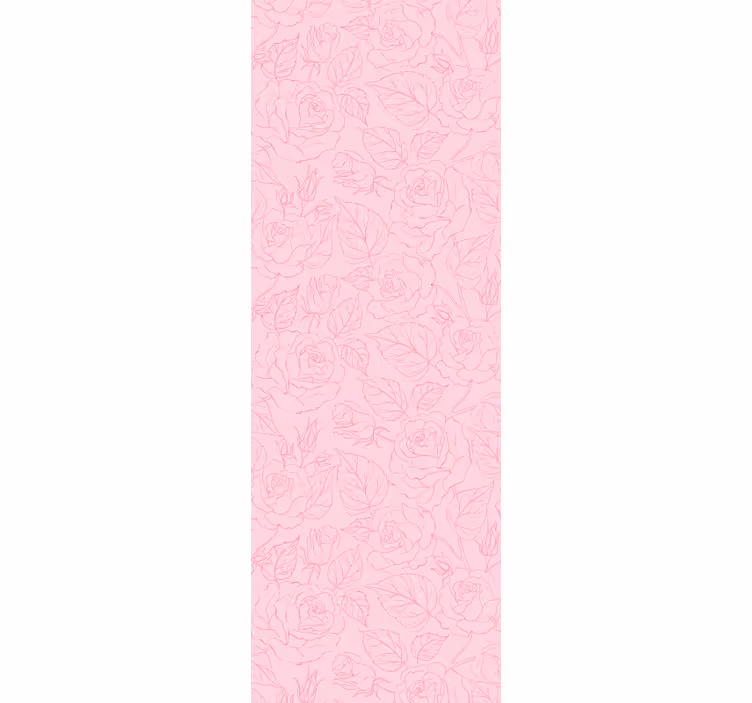 Rózsa rózsaszín háttér Tapéta Virágok - TenStickers