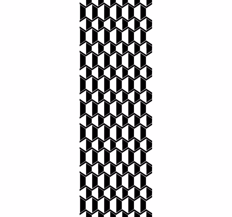 3d köbös minta Tapéta Geometriai - TenStickers