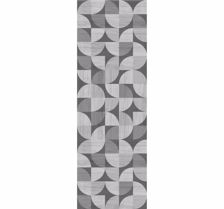 Szürke absztrakt ívelt formák Tapéta Geometriai - TenStickers