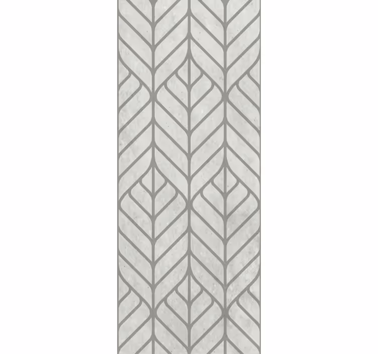 Levélmintás geometriai dizájn nappali tapéta - TenStickers