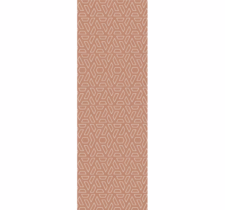 Absztrakt alakú minta Tapéta Geometriai - TenStickers