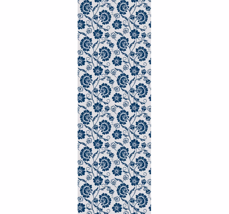 Virágos szőlő design Tapéta Virágok - TenStickers