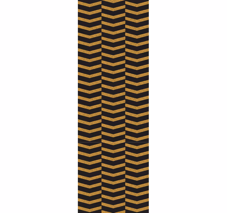 Chevron csíkos kialakítás Tapéta Geometriai - TenStickers