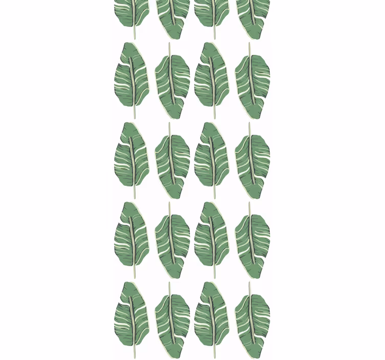 Leveles zöld elegancia Tapéta levelek - TenStickers