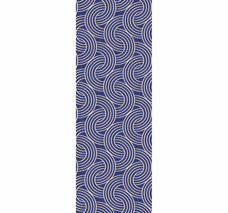 Elegáns spirálhullámok Tapéta Geometriai - TenStickers
