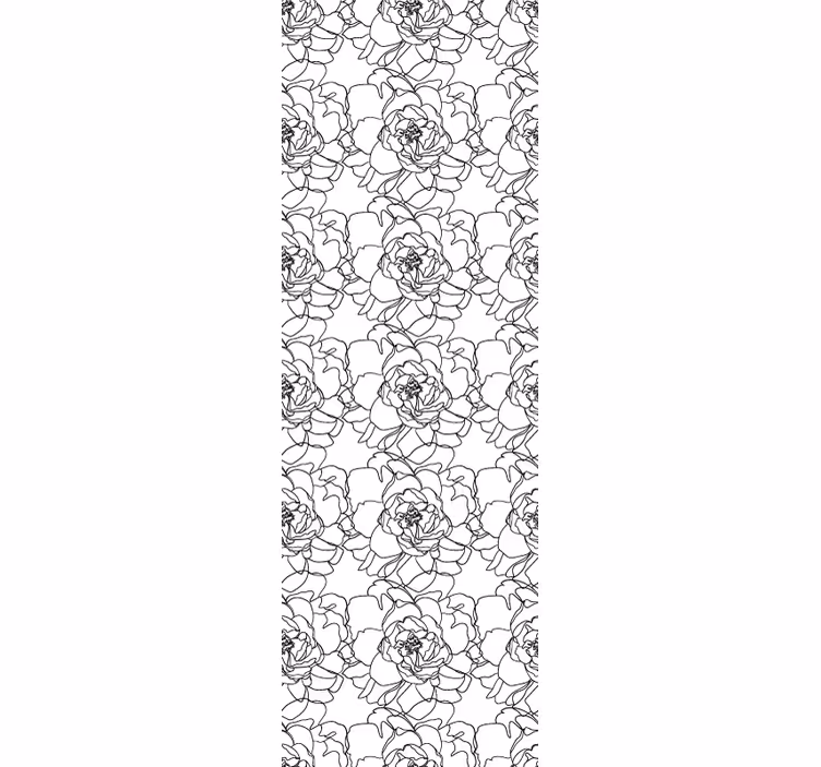 Elegáns virágzás Tapéta Virágdíszes - TenStickers
