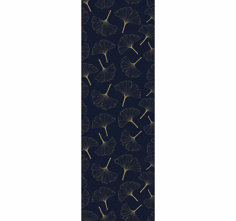 Ginkgo levél elegancia Nappali tapéta - TenStickers