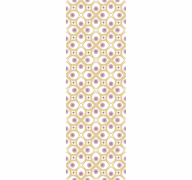Retro szem minta Geometrikus tapéta - TenStickers