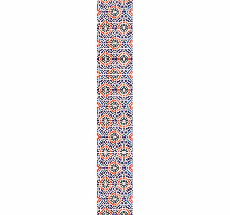 Geometrikus virágmotívumok Tapéta Virágdíszes - TenStickers