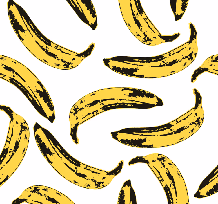 Warhol banán Tapéta Művészet - TenStickers