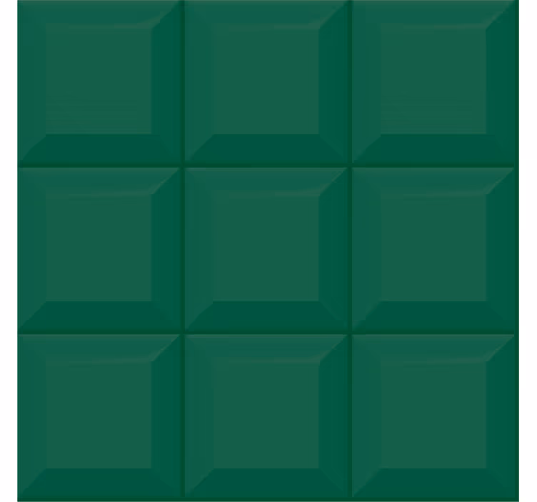 3d zöld négyzetek tapéta geometriai - TenStickers