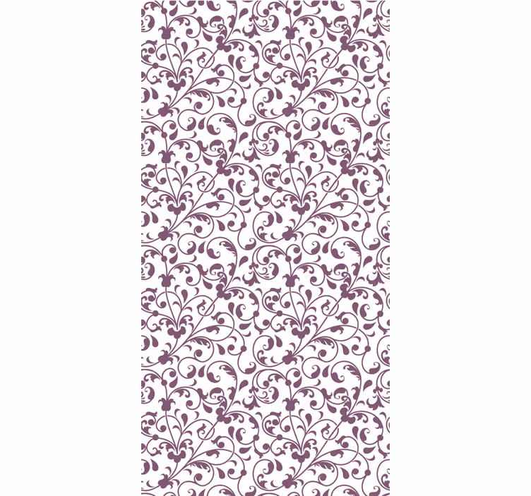 Ornamentás levél paisley nappali tapéta - TenStickers