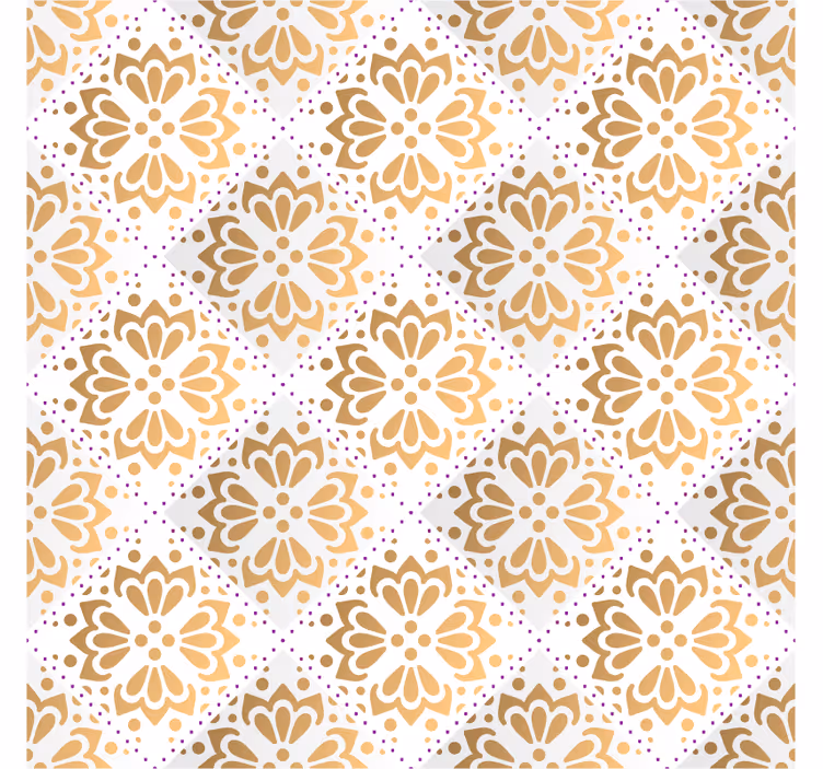 Arany mandala minta nappali tapéta - TenStickers