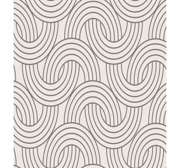 Art deco illúzió mintás nappali tapéta - TenStickers