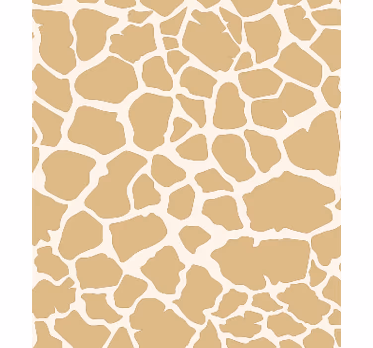 Zsiráf minta állati tapéta - TenStickers