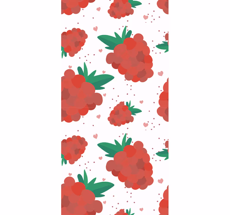 Bogyós vícolor tapéta hálószobába - TenStickers