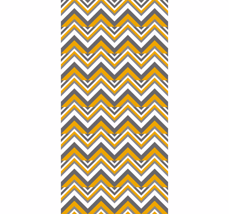 Chevron stílusú tapéta hálószobába - TenStickers