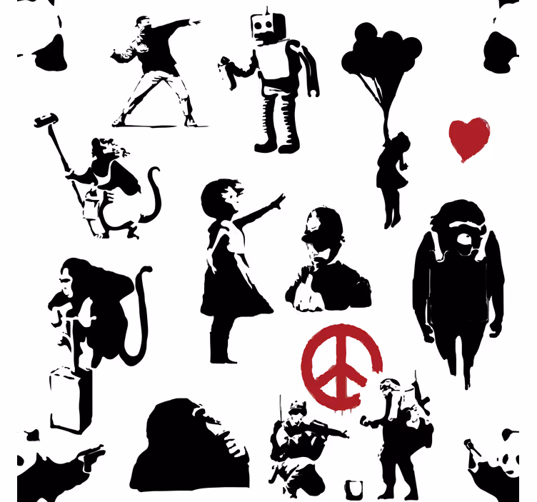 Mesés karaktermintás hálószoba tapéta - TenStickers