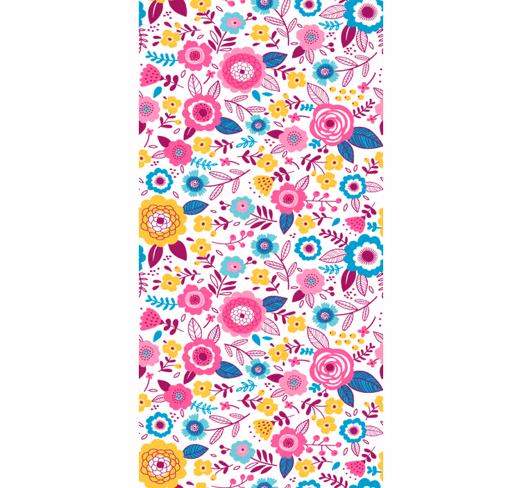 Vibráló botanikai motiváció hálószoba tapéta - TenStickers