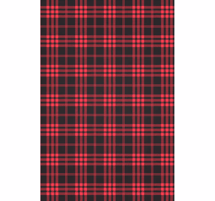 Karácsonyi tartan mintás tapéta - TenStickers