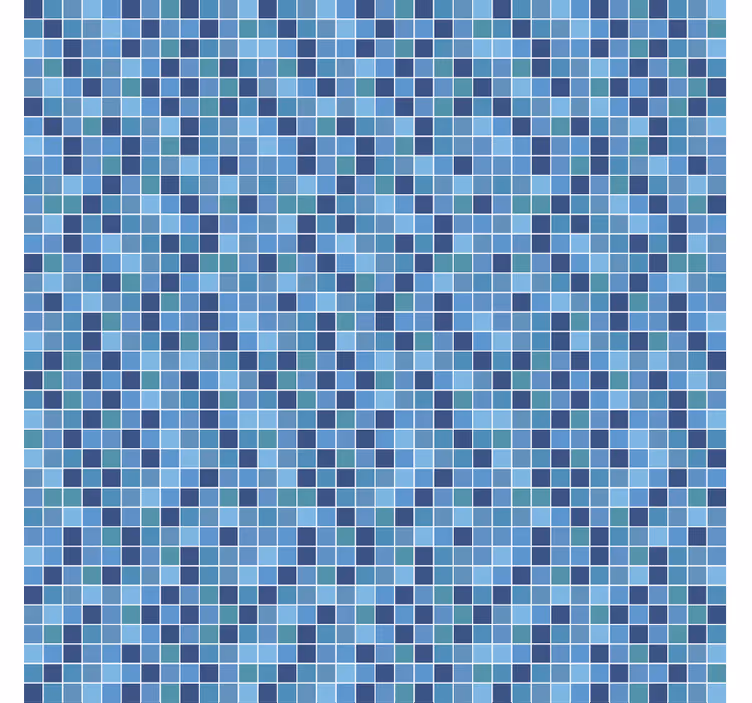 Geometrikus mozaiktextil irodai falmatrica - TenStickers