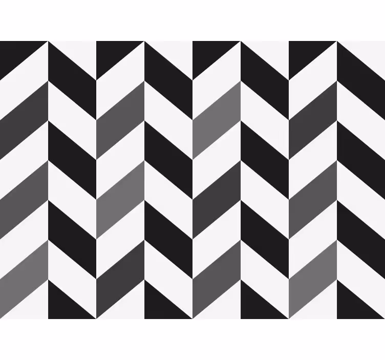 Chevron kontraszt irodai falmatrica - TenStickers