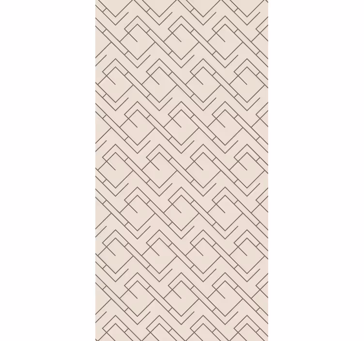 Geometrikus labirintus mintás párna tapéta - TenStickers