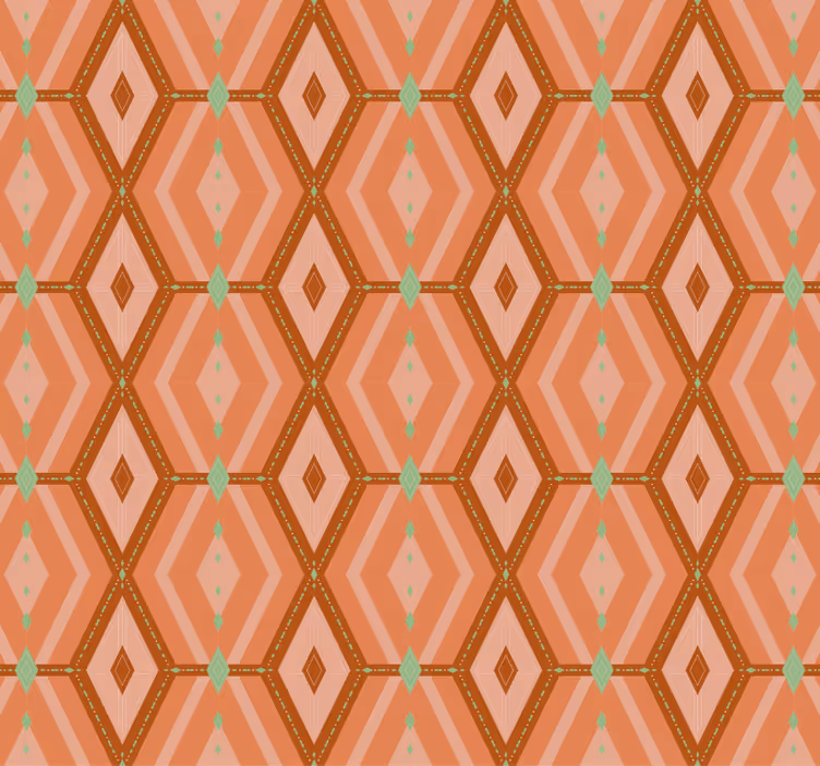 30-as őszi árnyalatok geometrikus párna tapéta - TenStickers