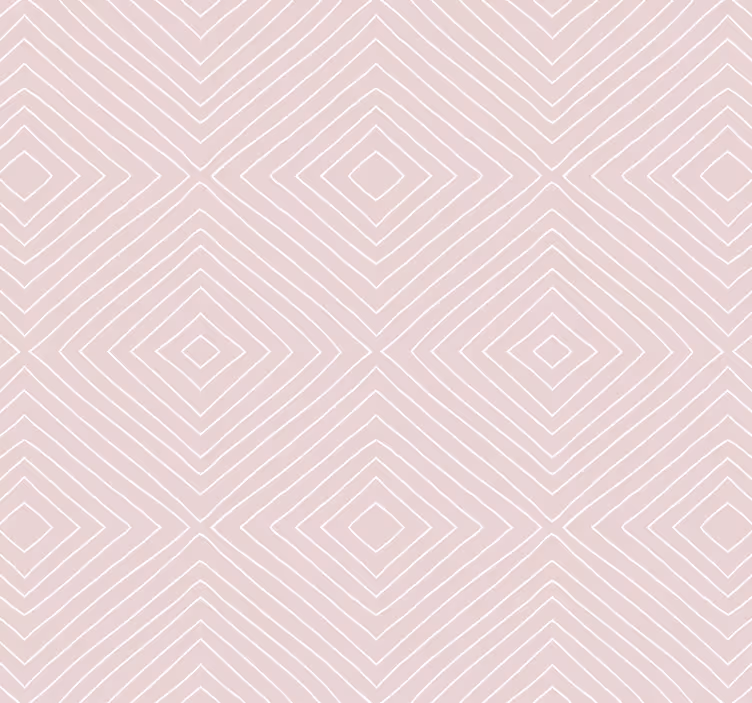 Minimalista rózsaszín négyzet minta párna tapéta - TenStickers