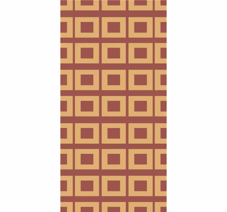 Geometrikus négyzetek Étkező tapéta - TenStickers