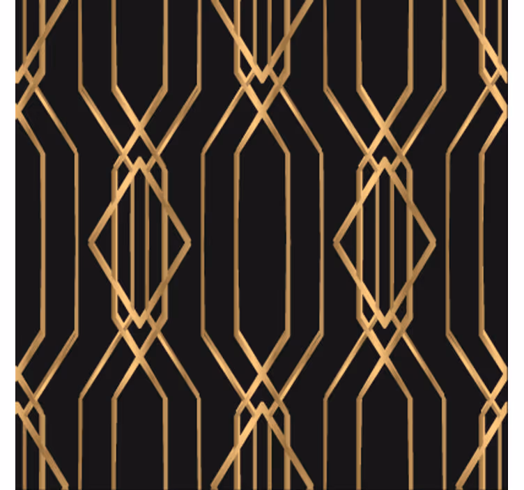 Art deco elegancia Étkező tapéta - TenStickers