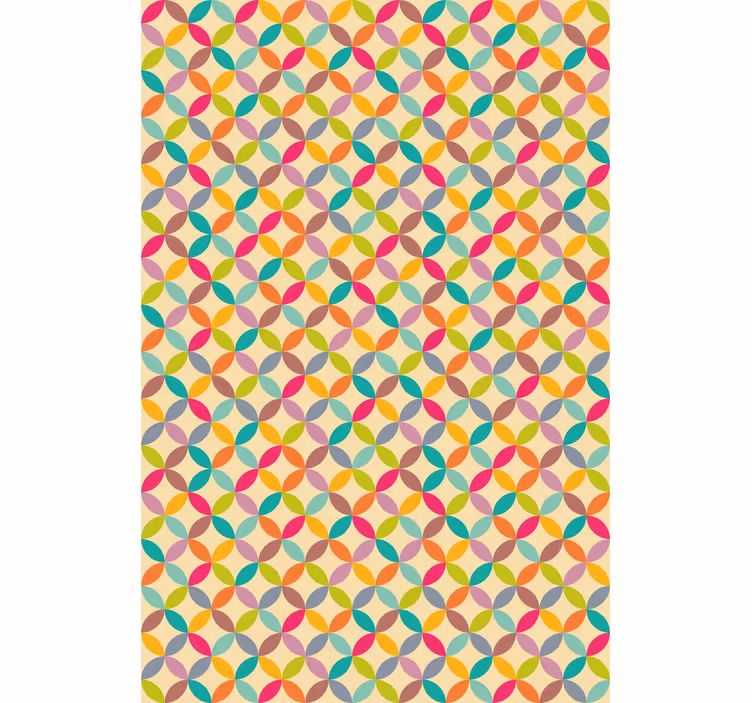 Színes geometrikus Étkező tapéta - TenStickers