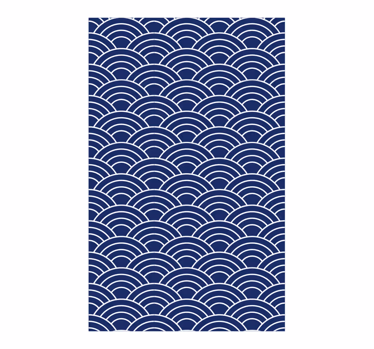 Hullámos vonalak mintázat - tapéta geometriai - TenStickers